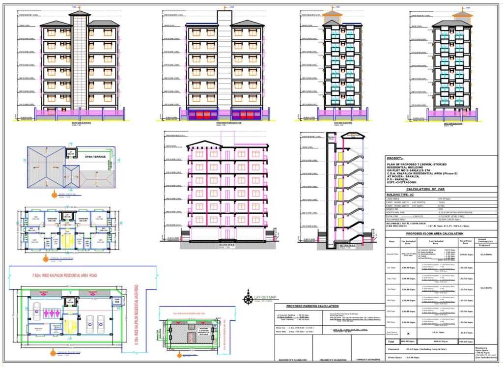 Modern architectural and structural engineering designs by Anupat - Residential and commercial building expertise.