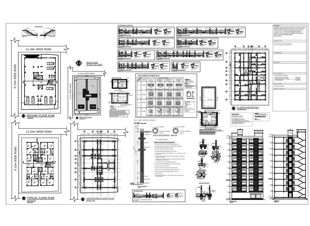 Modern architectural and structural engineering designs by Anupat - Residential and commercial building expertise.